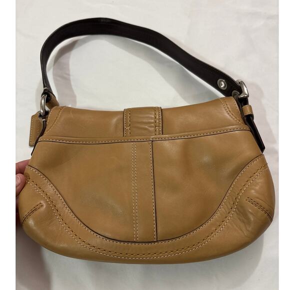 Coach Leahter Soho Hobo Mini Shoulder Bag Buckle Y2k Collection Luxury Rare - Picture 6 of 11